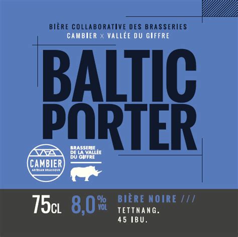 baltic porter cambier